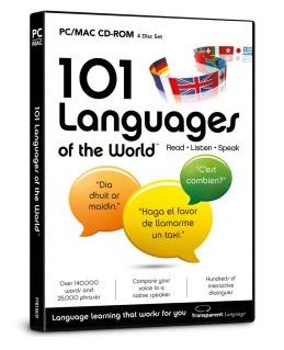 Phần mềm học ngoại ngữ: 101 Languages Of The World