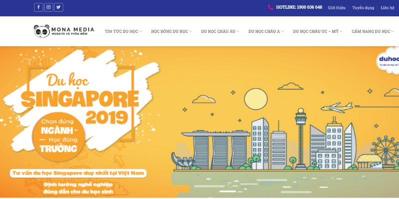 website du học singapore