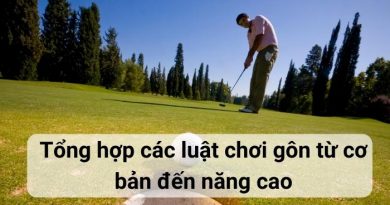 Những luật chơi gôn của Golfer