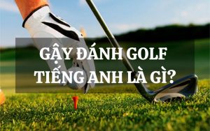 gậy đánh golf tiếng anh là gì