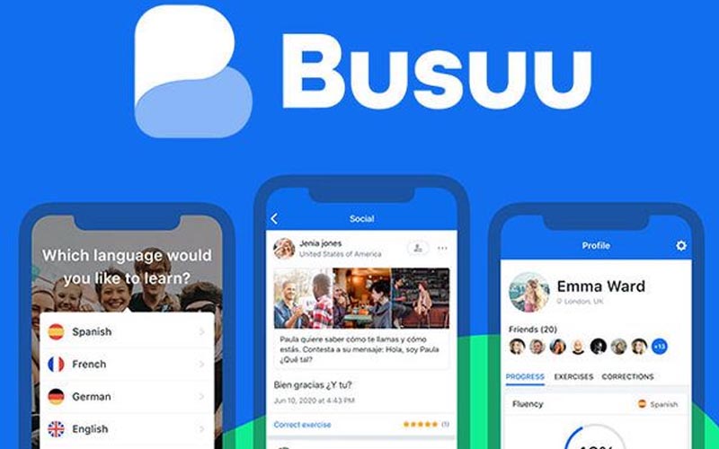 busuu là trang web học tiếng đức miễn phí