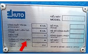 Dòng điện định mức