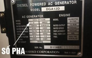 Số pha của máy phát