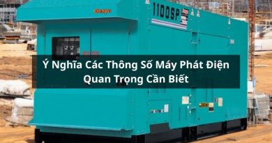 thông số máy phát điện