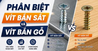 Phân Biệt Vít Bắn Sắt Và Vít Bắn Gỗ Chi Tiết, Chuẩn Xác & Dễ Hiểu phân biệt vít bắn sắt và vít bắn gỗ