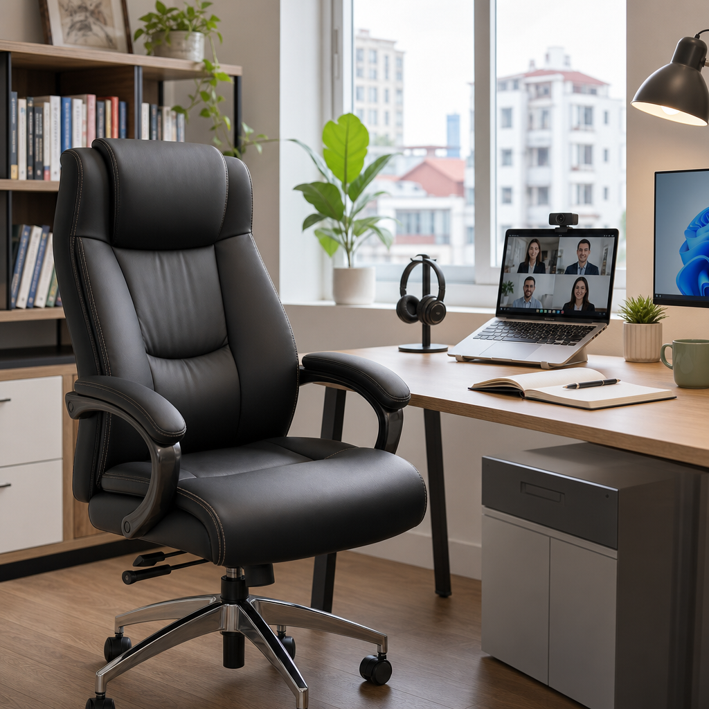 Ghế giám đốc cho góc họp online chuyên nghiệp